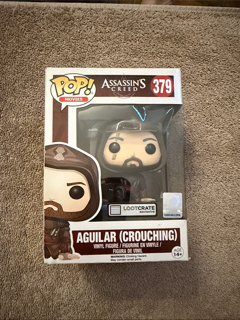Funko Pop! Assassin's Creed Aguilar (Crouching) - Brown, Black